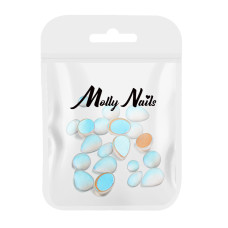 Ozdoby do paznokci kamyki Molly Nails 20 szt