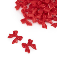 Ozdoby do paznokci kokardki 3D Molly Nails czerwone 100 szt