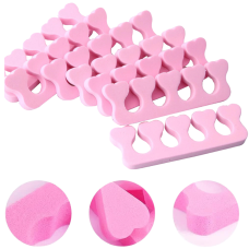 Separatory piankowe do pedicure 100 szt. różowe
