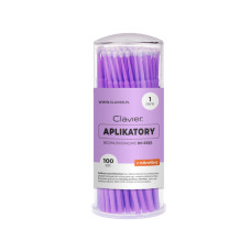 Aplikatory (microbrasz) Clavier fiolet 100szt. 1 mm