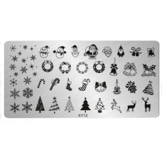 BLASZKA DO STEMPLI XY12 (Christmas)