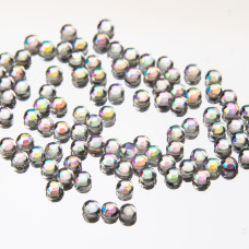 Ozdoba do paznokci cyrkonie imitacja szkła opalizujące 3 mm 100 szt Nr 1