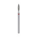 Staleks frez diamentow płomyk czerwony 2.3x10mm
