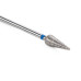 Staleks Frez z węglika choinka stożek 6x14mm Green FT71G060/14