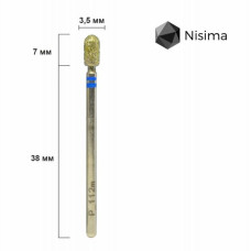 Nisima Frez diamentowy P_112mK Cylinder niebieski