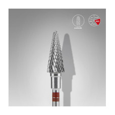 STALEKS Frez z węglika choinka LEWORĘCZNY R 6x14mm