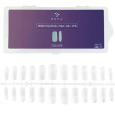 PROFESSIONAL NAIL GEL TIPS DNKa, SQUARE 240pcs