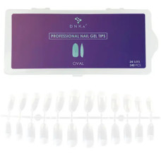 PROFESSIONAL NAIL GEL TIPS DNKa, OVAL 240pcs