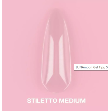 Lunamoon Gel Tips Stiletto Medium