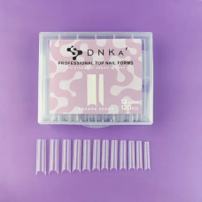 REUSABLE UPPER NAIL FORMS DNKa, SQUARE SHARP 120pcs
