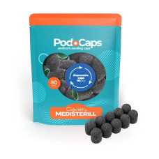 Kapturki ścierne PodoCaps Clavier Medisterill, 10mm, 80 grit – 10szt.