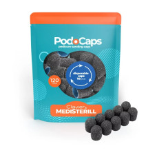 Kapturki ścierne PodoCaps Clavier Medisterill, 10mm, 120 grit – 10szt.