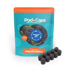 Kapturki ścierne PodoCaps Clavier Medisterill, 13mm, 240 grit – 10szt.