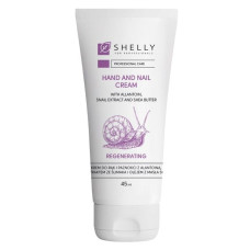 Krem do rąk i paznokci z alantoiną, ekstraktem ze ślimaka i olejem z masła shea Shelly 45 ml
