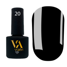 Valeri Color Gel Polish 6 ml №20 (black)