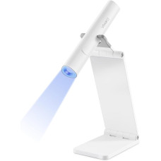VRAIKO Minicure ręczna lampa UV do paznokci żelowych, przenośna lampa UV do paznokci ze stojakiem