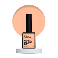 NAILSOFTHEDAY Let's special Peach Fuzz - pastelowobrzoskwiniowy lakier hybrydowy, 10 ml