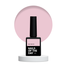 NAILSOFTHEDAY Milky pink top - mleczno-różowy top bez lepkiej warstwy, 10 ml