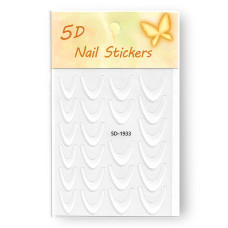 Samoprzylepne naklejki do french manicure SD-1933