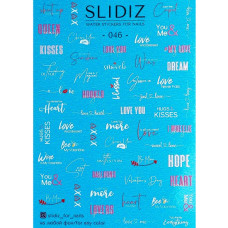 Naklejki Wodne SLIDIZ 046