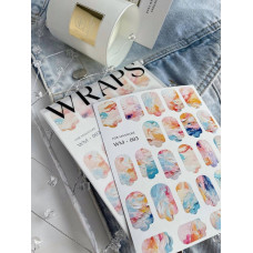 Okłady na paznokcie do manicure SLIDIZ WM-003