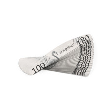 Aba Group Pilnik do paznokci PÓŁKSIĘŻYC 100/180 STANDARD - PAKIET, 25 szt.