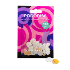 Staleks Pro Pododisc wymienne nakładki М grad. 100 białe