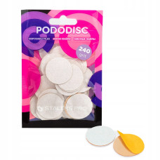 PODODISC STALEKS PRO Wymienne nakładki L grad. 240 biłe