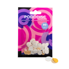 Staleks Pro Pododisc wymienne nakładki М grad. 80 białe