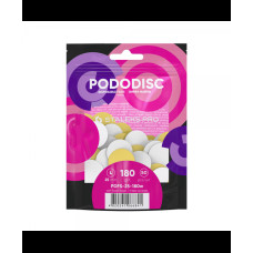 PODODISC spieniony STALEKS PRO Wymienne nakładki L grad. 180 biłe