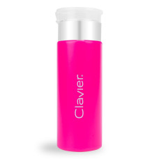 Dozownik z Pompką Clavier, na płyny, cleaner, aceton 150 ml -różowy