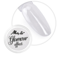 Pyłek do paznokci MollyLac Glamour Effect Silver 1 g Nr 1
