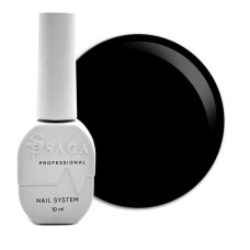 SAGA Professional Gel Polish Black 10 ml