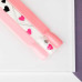 Naklejki do paznokci cienkie samoprzylepne serduszka Z-D4214 pink