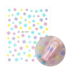 Naklejki do paznokci samoprzylepne świąteczne Molly Nails 1211