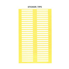 Sticker Tips Naklejki na paletę żółty