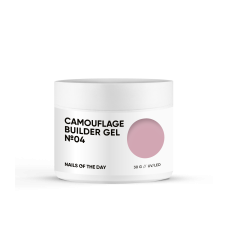 NAILSOFTHEDAY Camouflage builder gel 04, nudowy gęsty żel budujący, 30 g