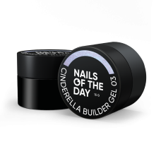 NAILSOFTHEDAY Cinderella builder gel 03 - fioletowy żel budujący z perłowym połyskiem, 15g